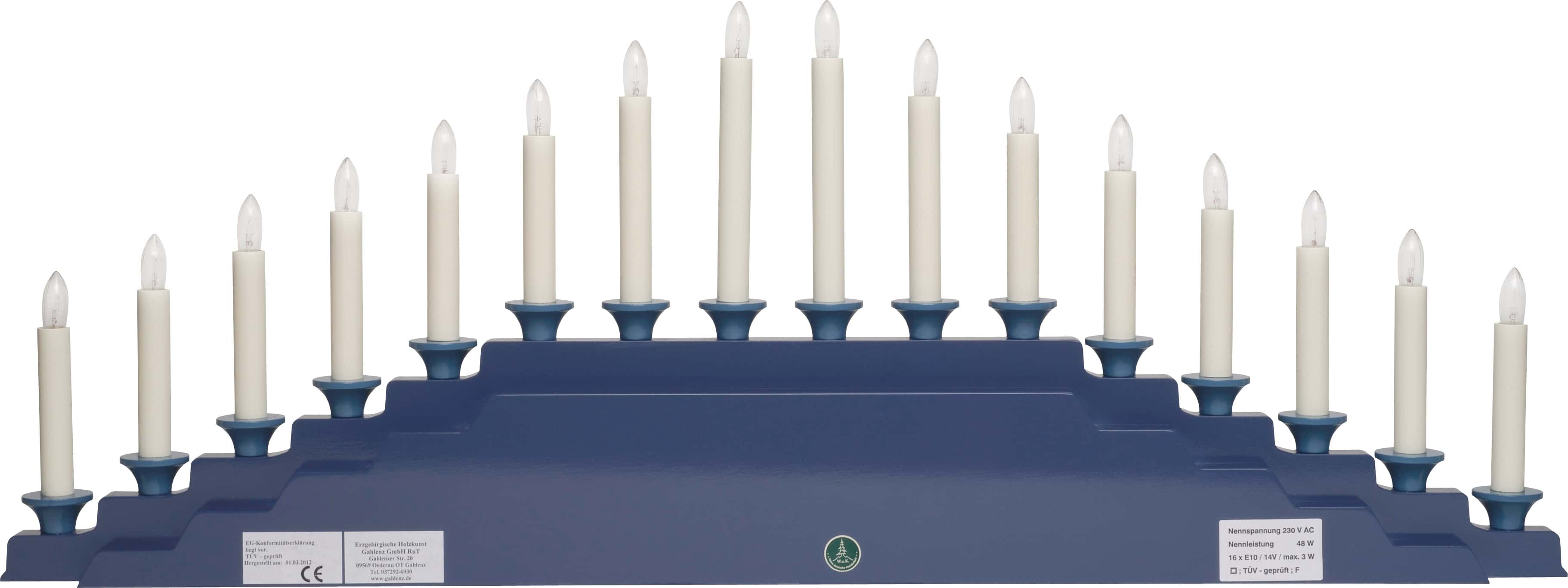 Elektrische Beleuchtung für Engelberg 550/B6OHN, 230V/48W, 16 Kerzen